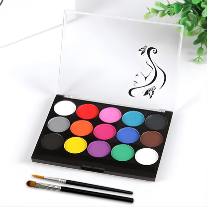 Soccer Ball Face Paint Kit 15 Color