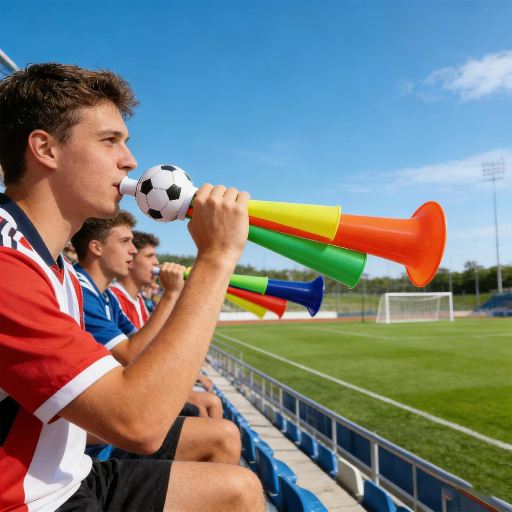 Loud Vuvuzela Horn Set Soccer Cheering