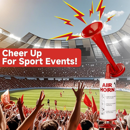 Portable Air Horn Loud Alerts Ideal Sports