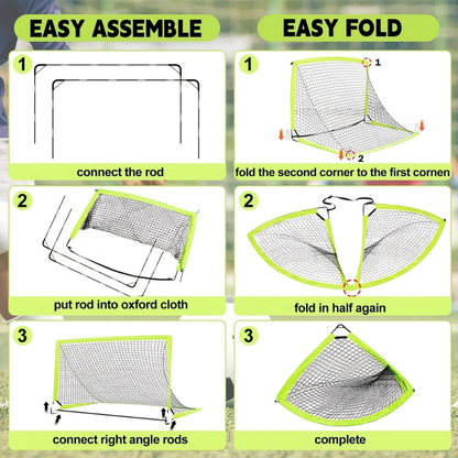 Portable Soccer Net Target Training Goal