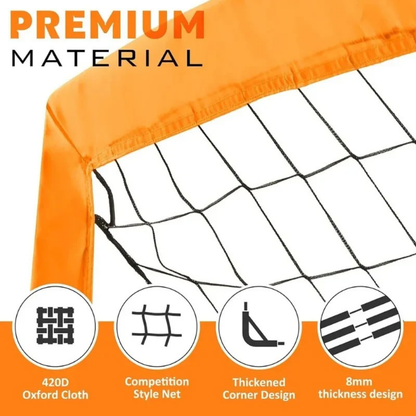 Portable Soccer Net Easy Setup Backyard