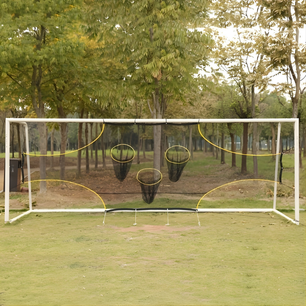 Portable Soccer Training Net For Accuracy