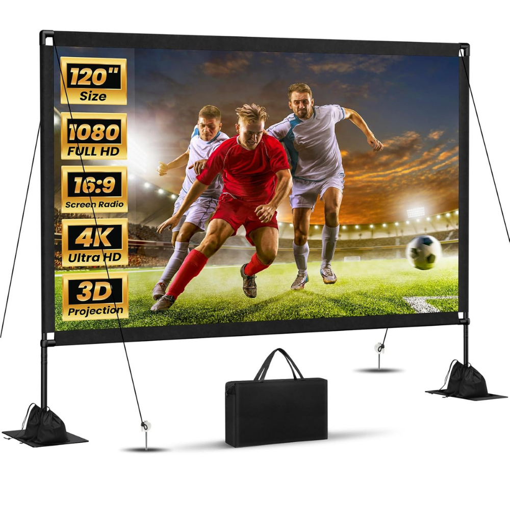 Portable Outdoor Projector Screen Stand Easy