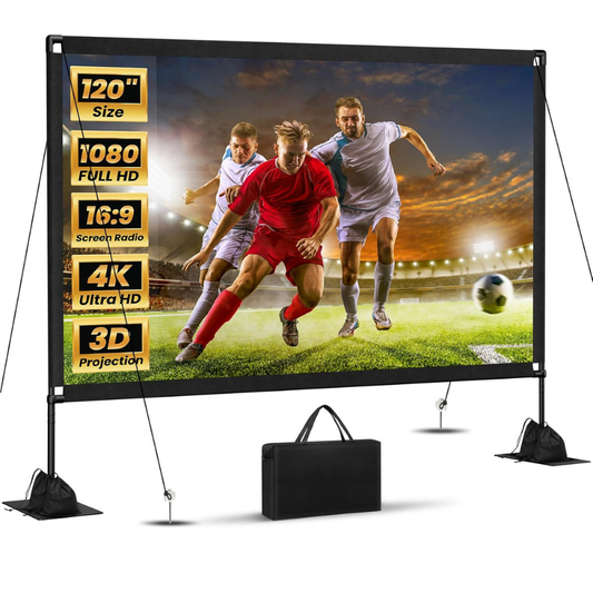 Portable Outdoor Projector Screen Stand Easy
