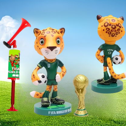 World Cup Air Horn Set Megaphone Mascot