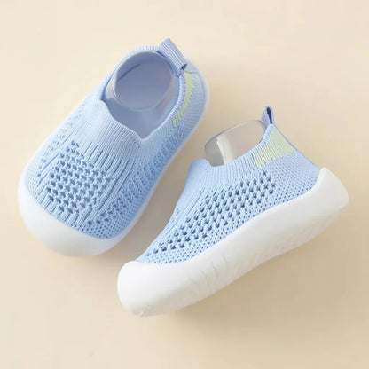 Kids Sneakers Breathable Mesh Slip On Shoes