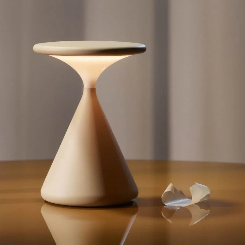 Aurora Wireless Table Lamp Hourglass Design