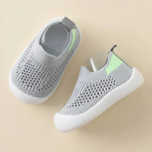Kids Sneakers Breathable Mesh Slip On Shoes