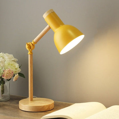 Nordic Wooden LED Desk Lamp Scandinavian