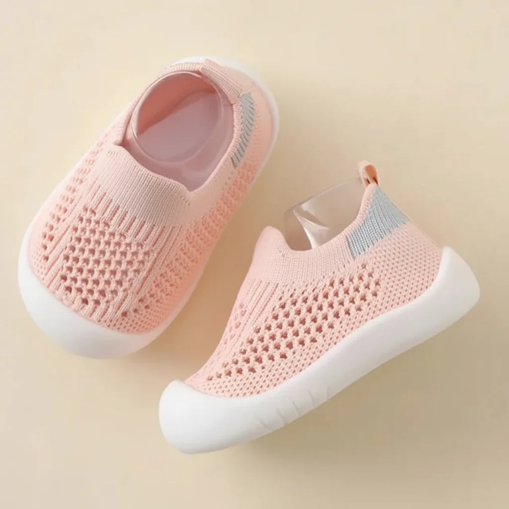 Kids Sneakers Breathable Mesh Slip On Shoes