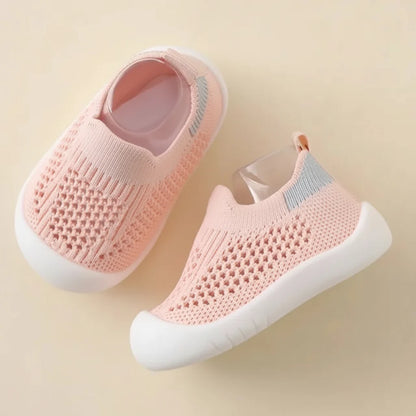 Kids Sneakers Breathable Mesh Slip On Shoes