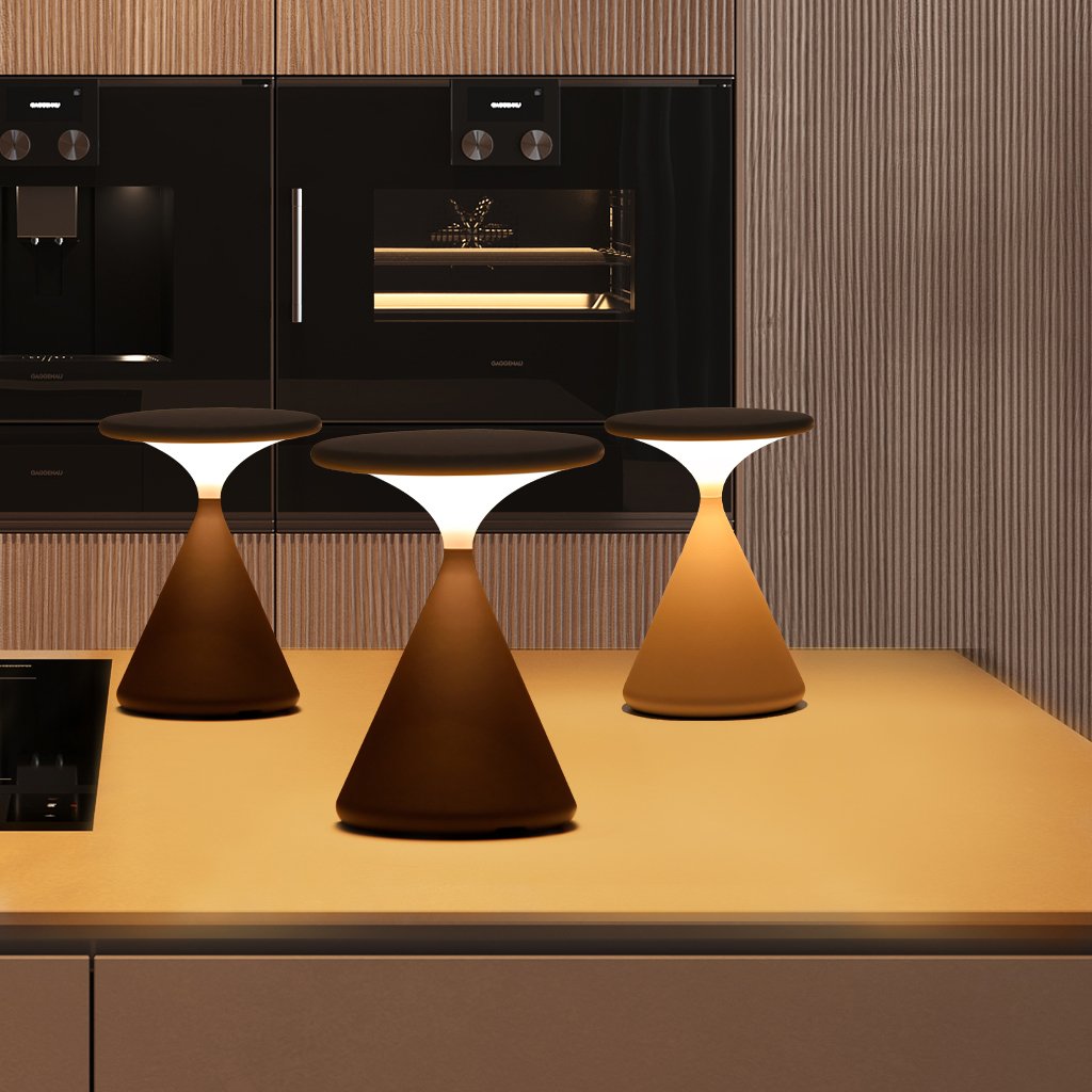 Aurora Wireless Table Lamp Hourglass Design