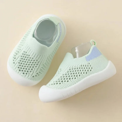 Kids Sneakers Breathable Mesh Slip On Shoes