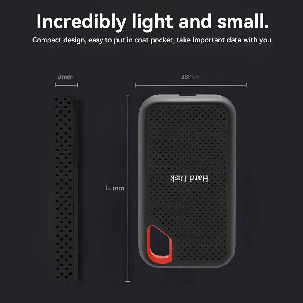 External Hard Drive Portable SSD High Speed