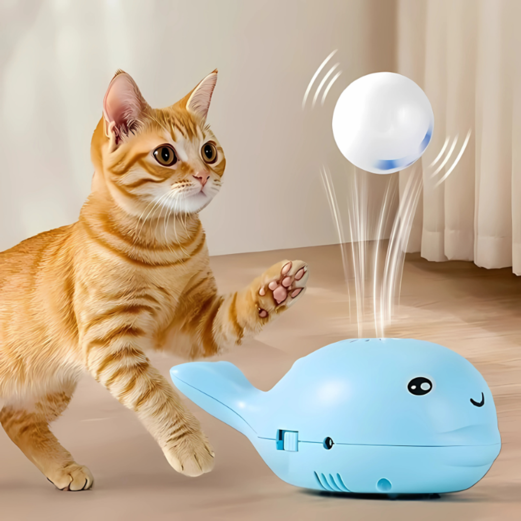 Interactive Cat Toy Fun Ball Dispenser