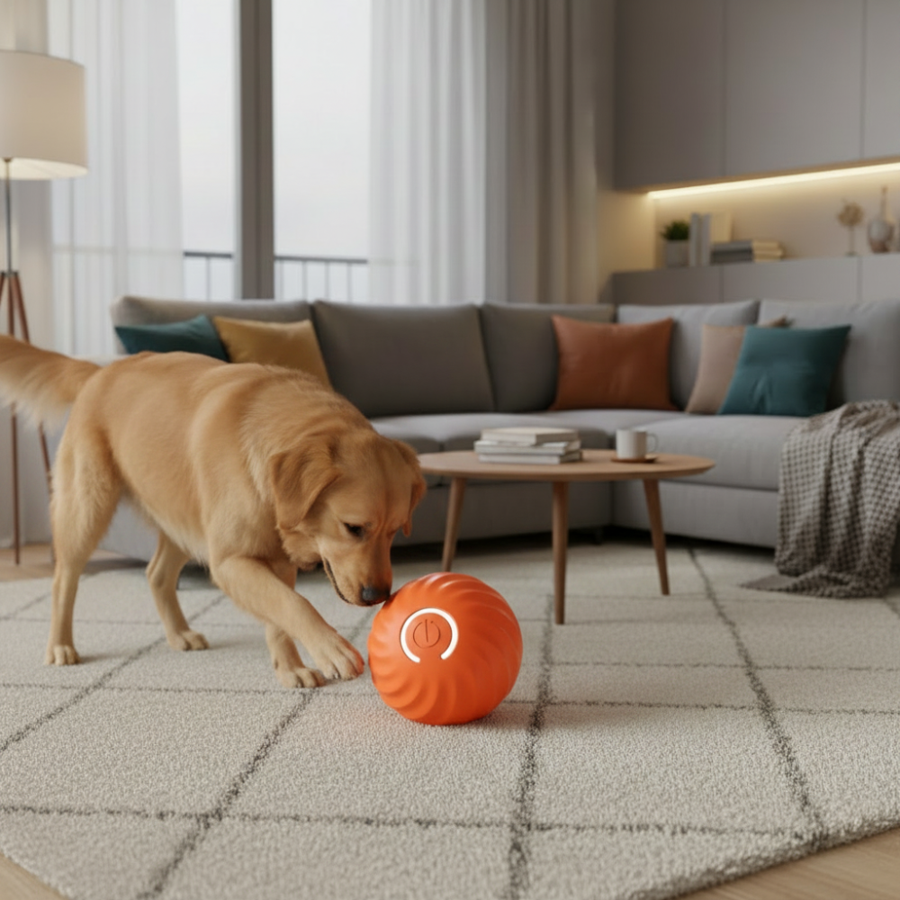 Interactive Dog Toy Durable Ball Engaging
