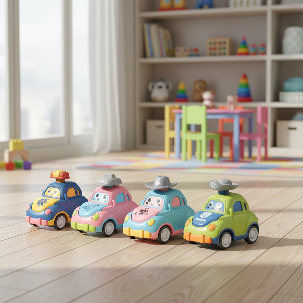 Interactive Toy Cars Fun Colorful Playset
