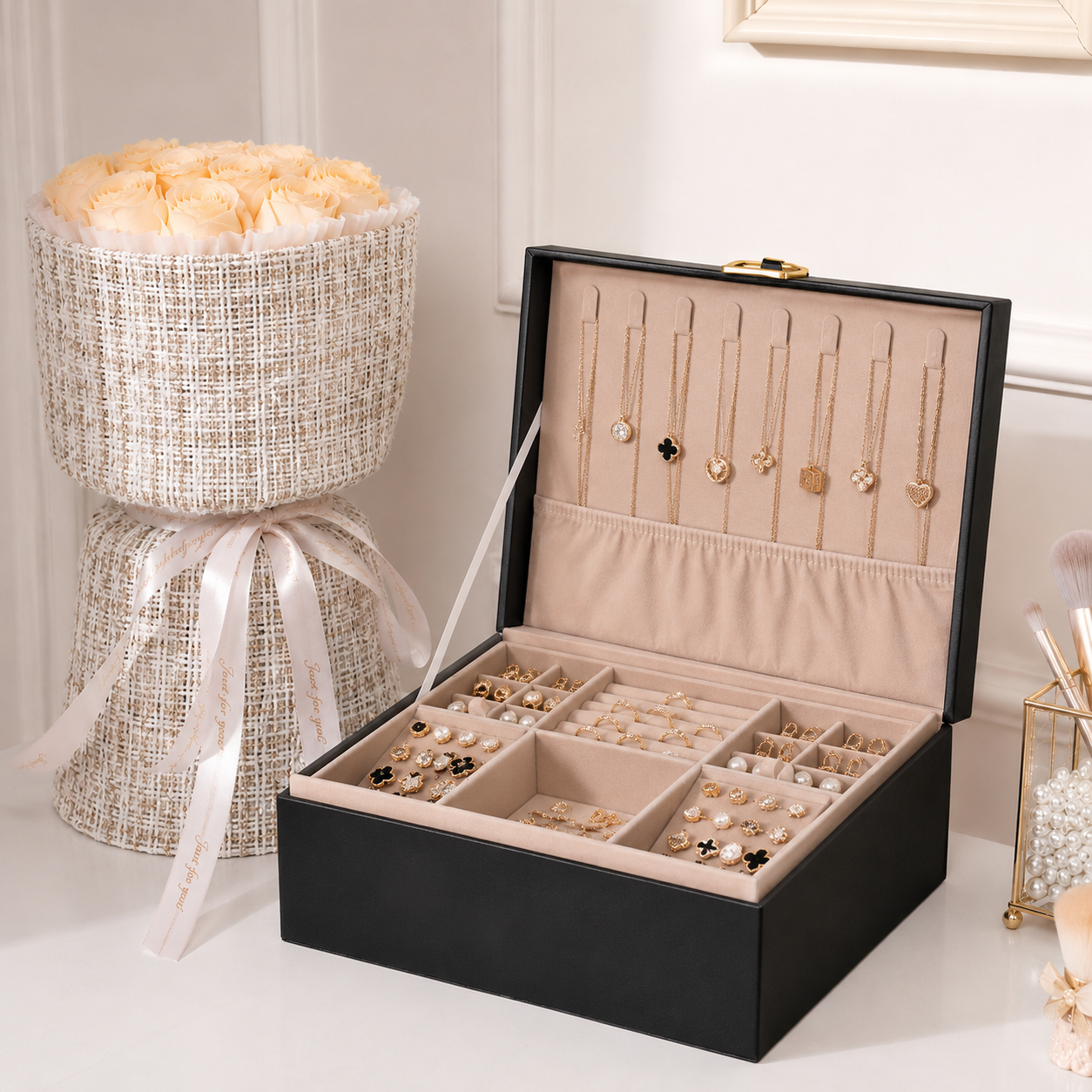 Jewelry Box Organizer Mothers Day 2 Layer