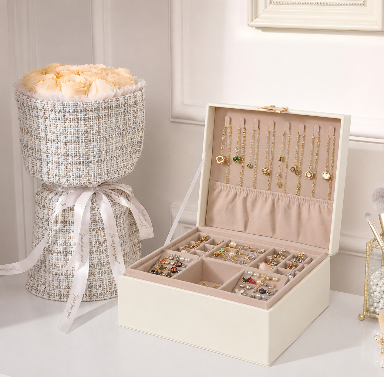Jewelry Box Organizer Mothers Day 2 Layer