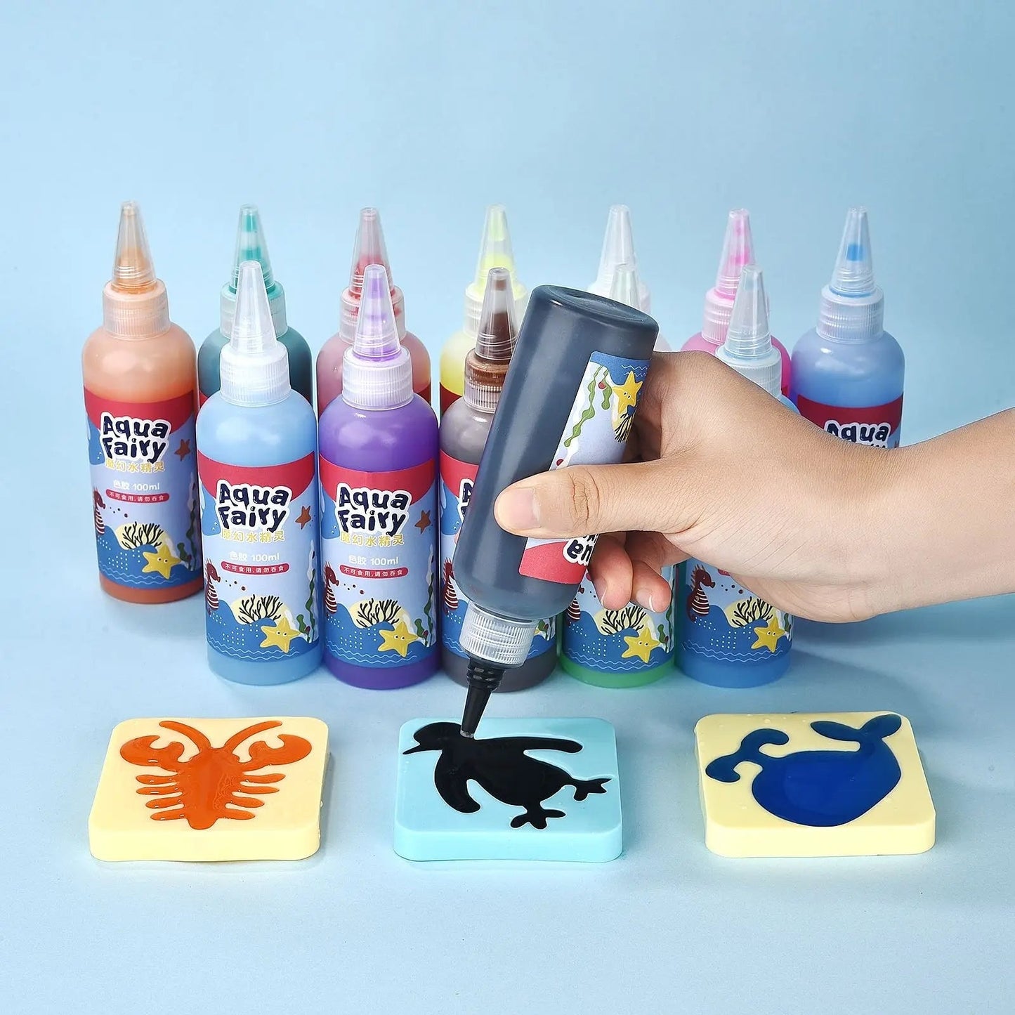 Kids Crafts Water Gel Animal Molds Creative