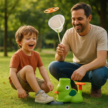 Kids Outdoor Toy Disc Launcher Outdoor Play