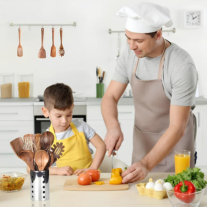 Natural Wood Kitchen Tool Set Cooking