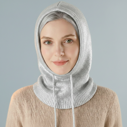 Knit Beanie Cashmere Winter Ribbed Pom Pom
