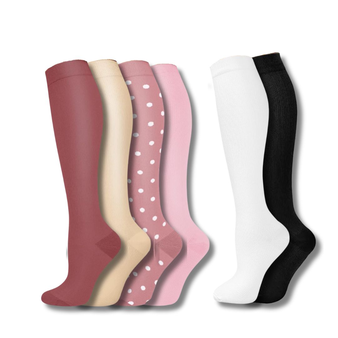 Women's Compression Socks Knee High Support