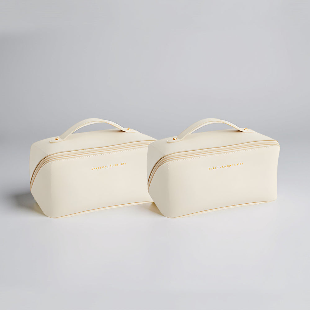 Makeup Bag Travel Organizer PU Shell