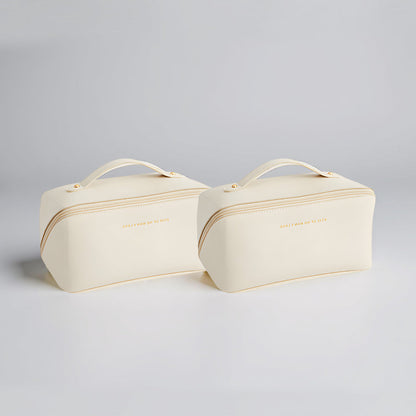 Makeup Bag Travel Organizer PU Shell