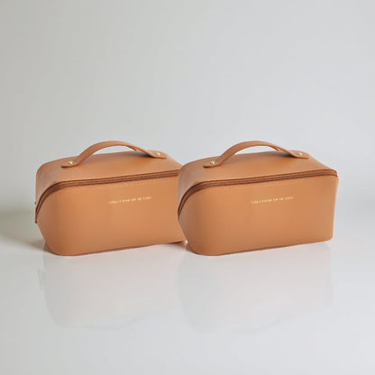 Makeup Bag Travel Organizer PU Shell