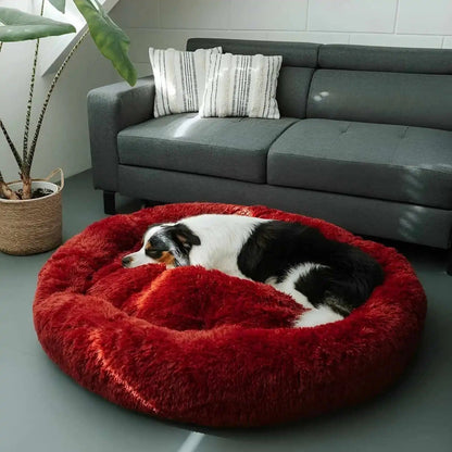 Large Dog Bed Plush Cozy Design Comfortable