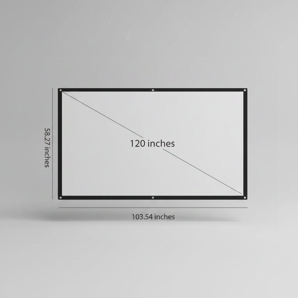 Large Projector Screen Portable Foldable 100