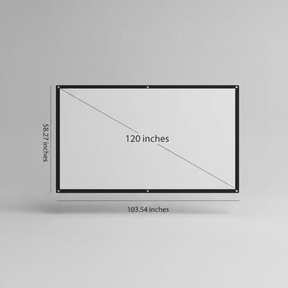 Large Projector Screen Portable Foldable 100