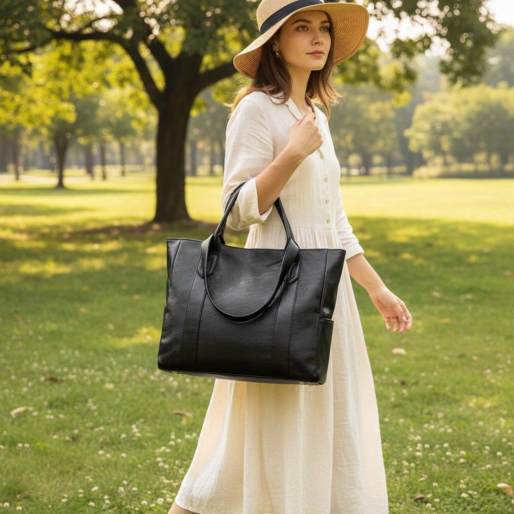 Leather Shoulder Bag Fashion Versatile