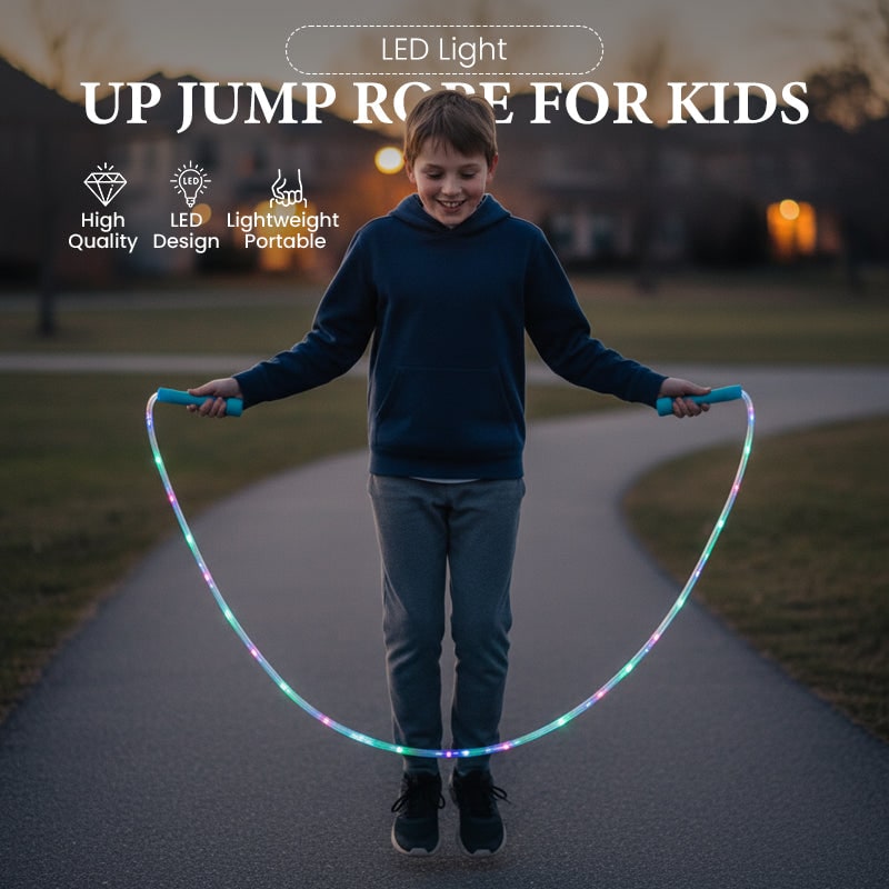 LED Lights Adjustable Jump Rope Fun Fitness