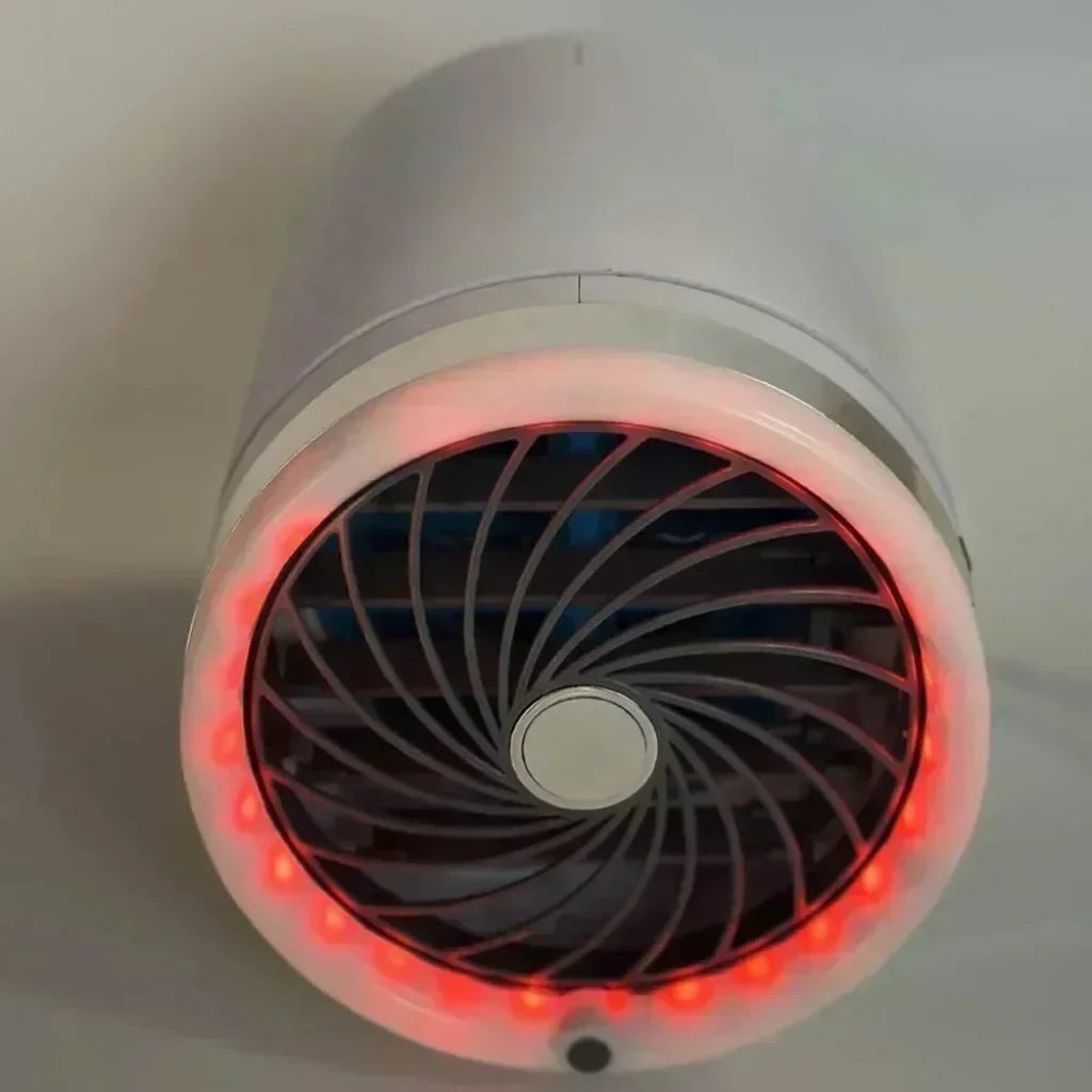 LED Lights Portable Fan Ice Packs Cooling
