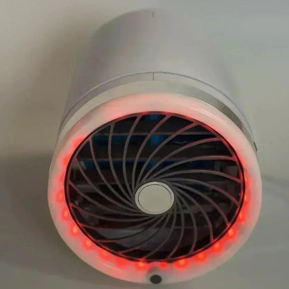 LED Lights Portable Fan Ice Packs Cooling