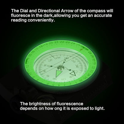 Lensatic Compass Outdoor Navigation Portable