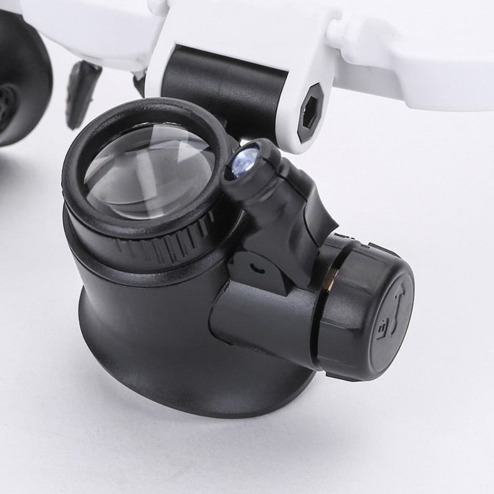 Magnifying Glasses Light LED Adjustable Lens