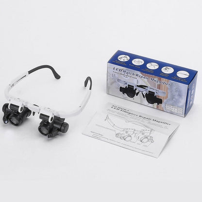 Magnifying Glasses Light LED Adjustable Lens
