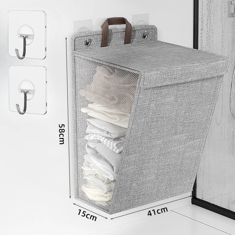 Wallora Foldable Adhesive Laundry Basket