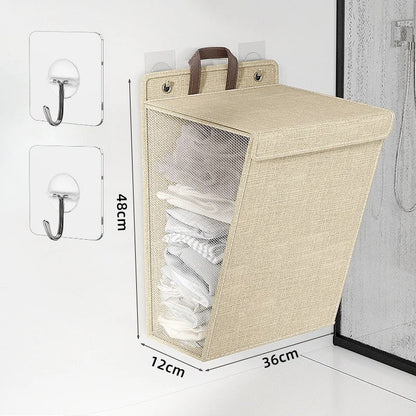 Wallora Foldable Adhesive Laundry Basket