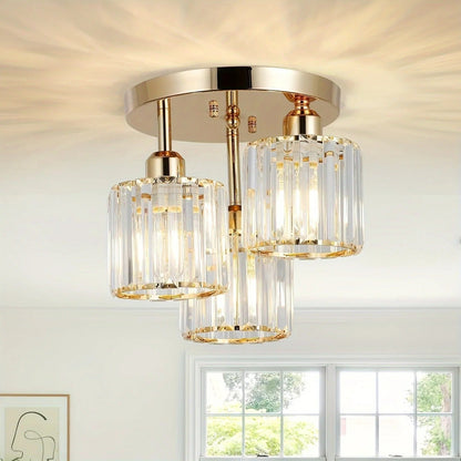 Modern Gold Luxury Crystal Ceiling Light 3