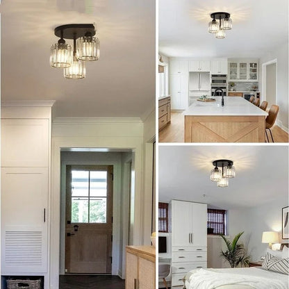 Modern Gold Luxury Crystal Ceiling Light 3