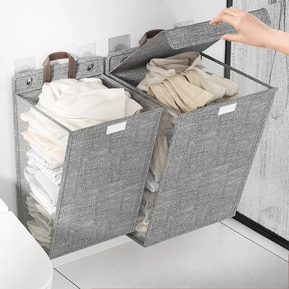 Wallora Foldable Adhesive Laundry Basket