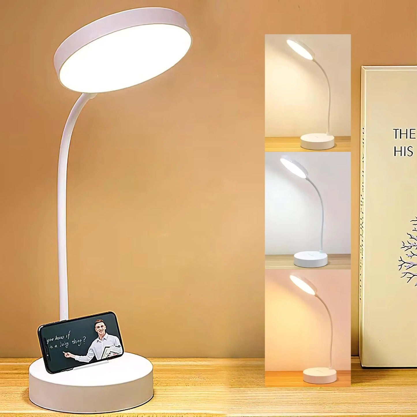 LED Desk Lamp With USB Charging Adjustable