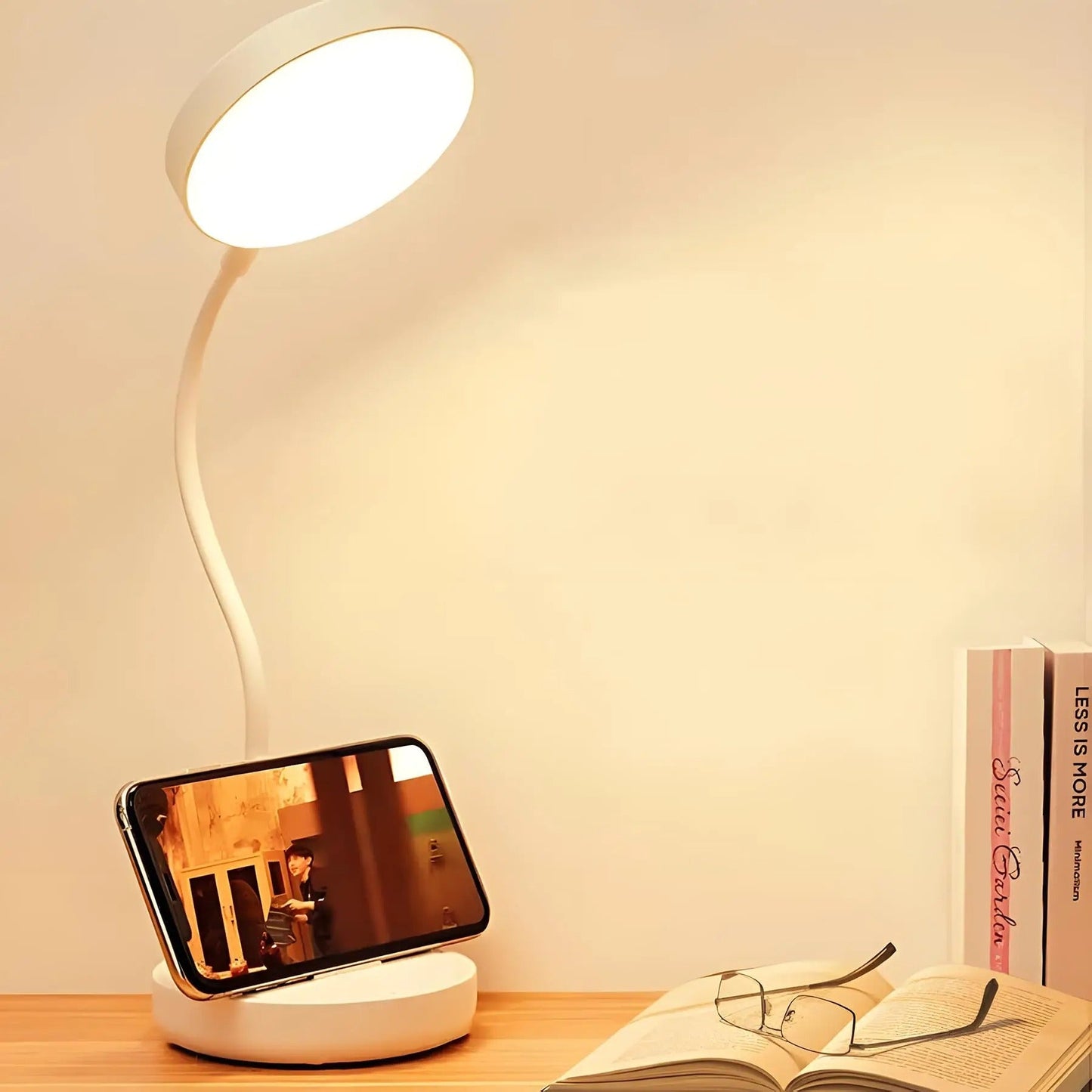 LED Desk Lamp With USB Charging Adjustable