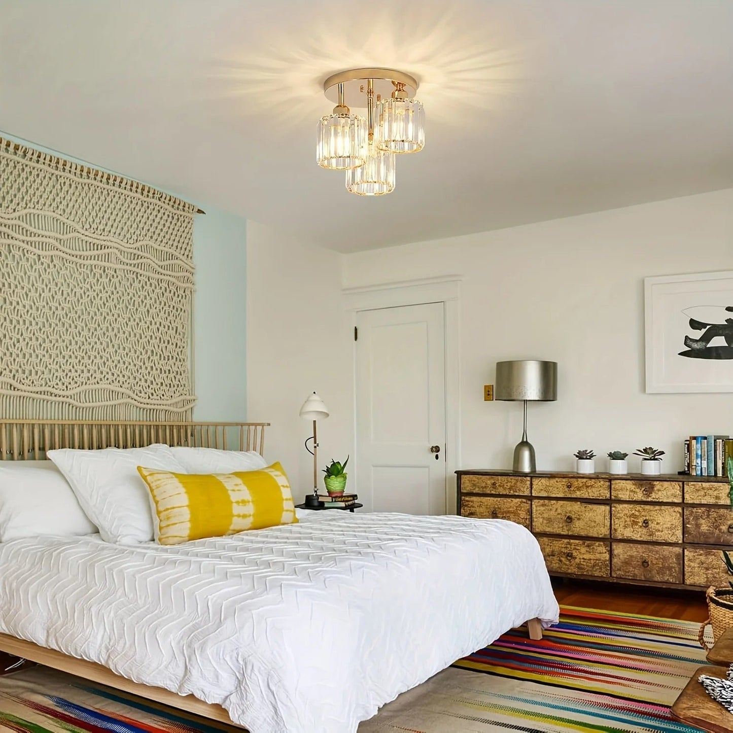 Modern Gold Luxury Crystal Ceiling Light 3