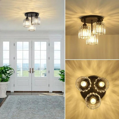 Modern Gold Luxury Crystal Ceiling Light 3